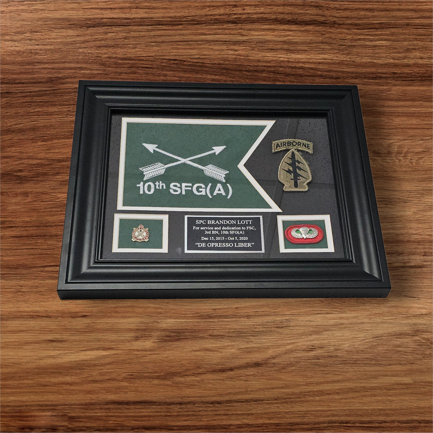 Framed Plaque