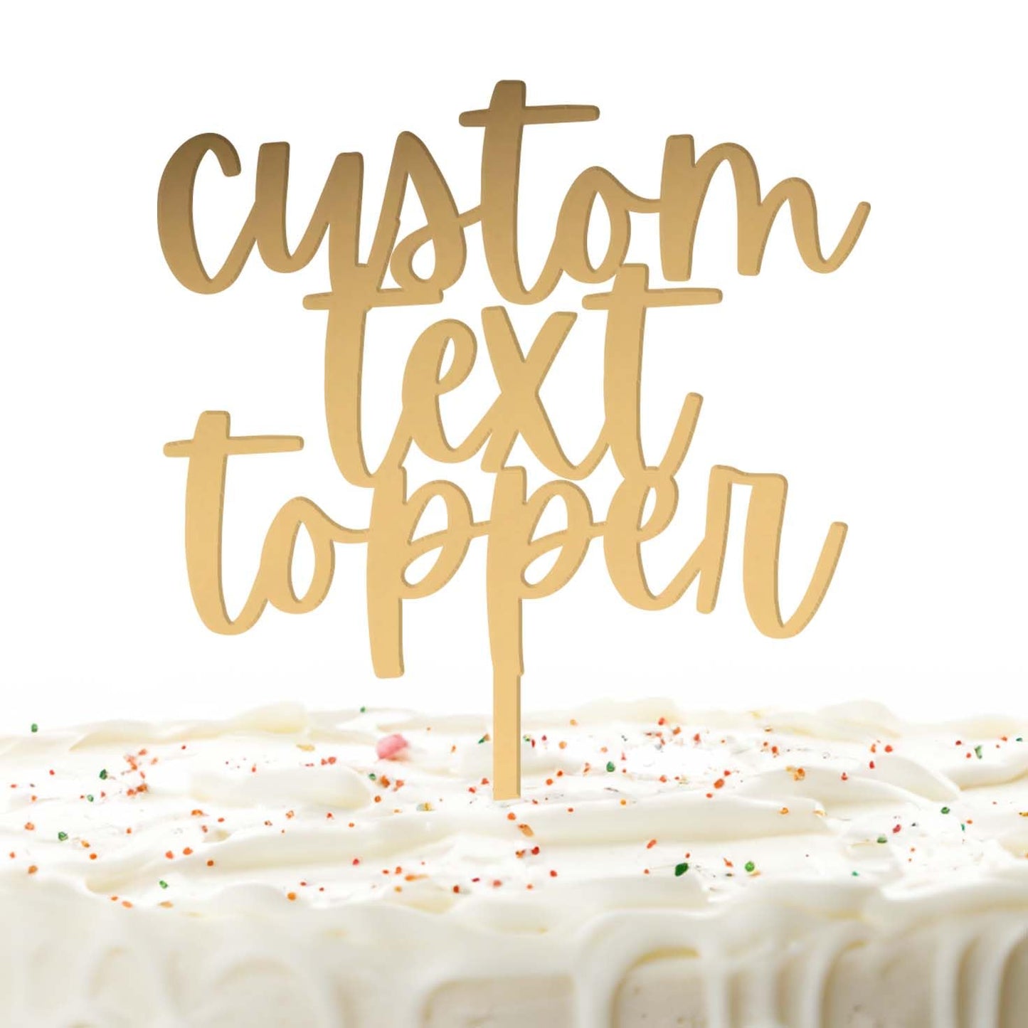 Acrylic Cake Topper