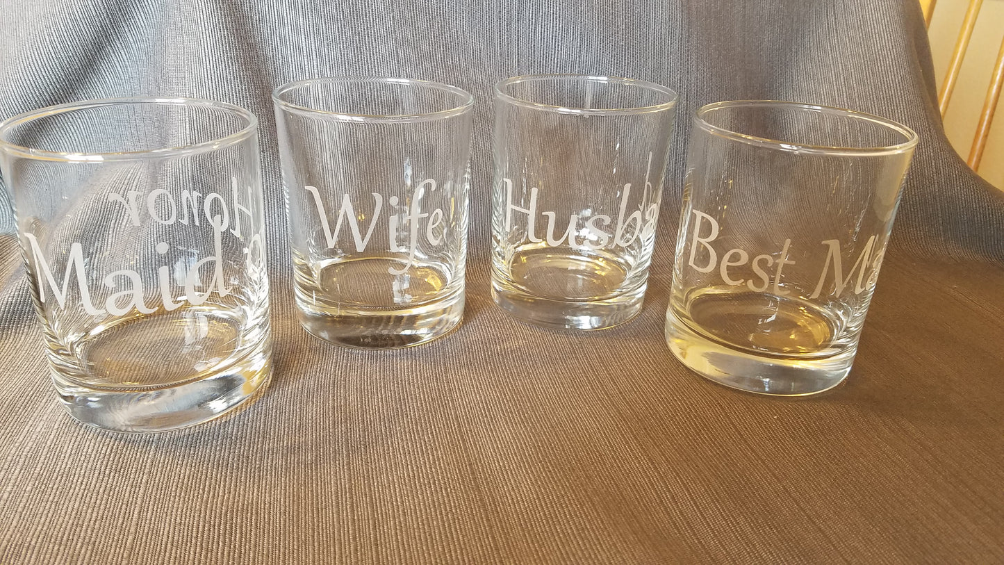 Engraved Wedding Glasses image 0
