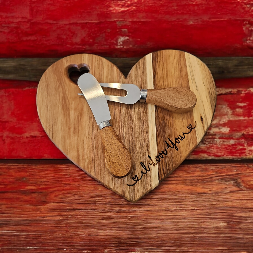 Custom Heart Charcuterie Board  image 4