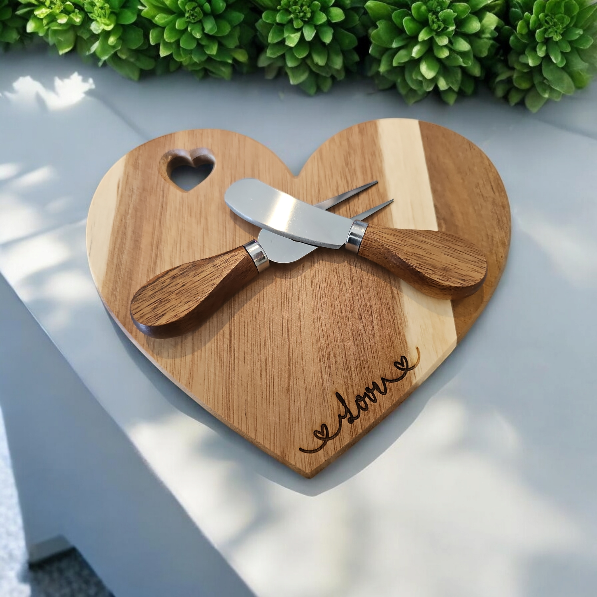 Custom Heart Charcuterie Board  image 2