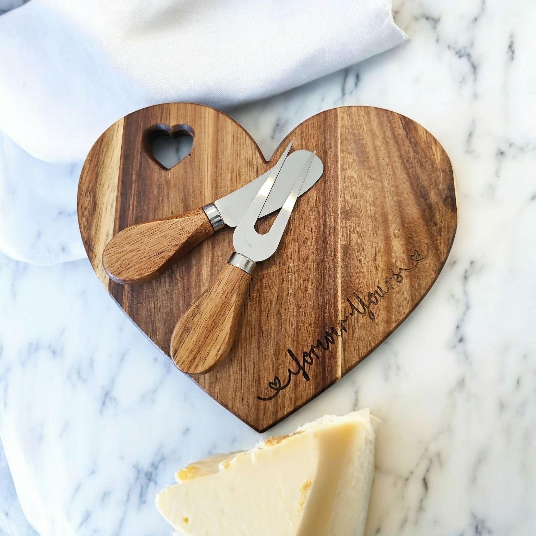 Custom Heart Charcuterie Board  image 5