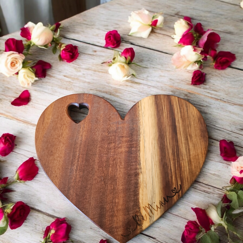 Custom Heart Charcuterie Board  image 3