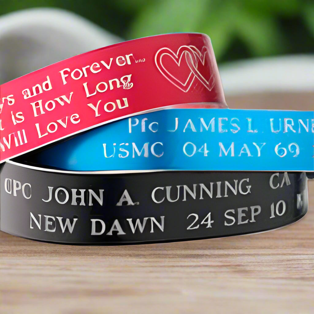 Memorial Bracelet / Honor the Fallen / POW / Military Bracelets / KIA Bracelet