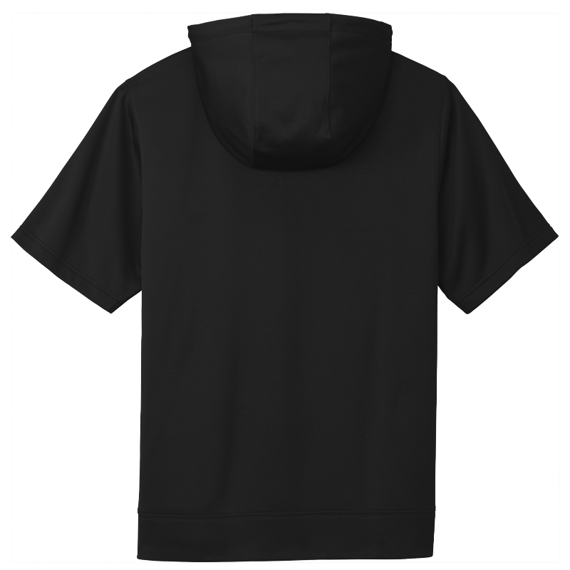 Black hoodie on a white background