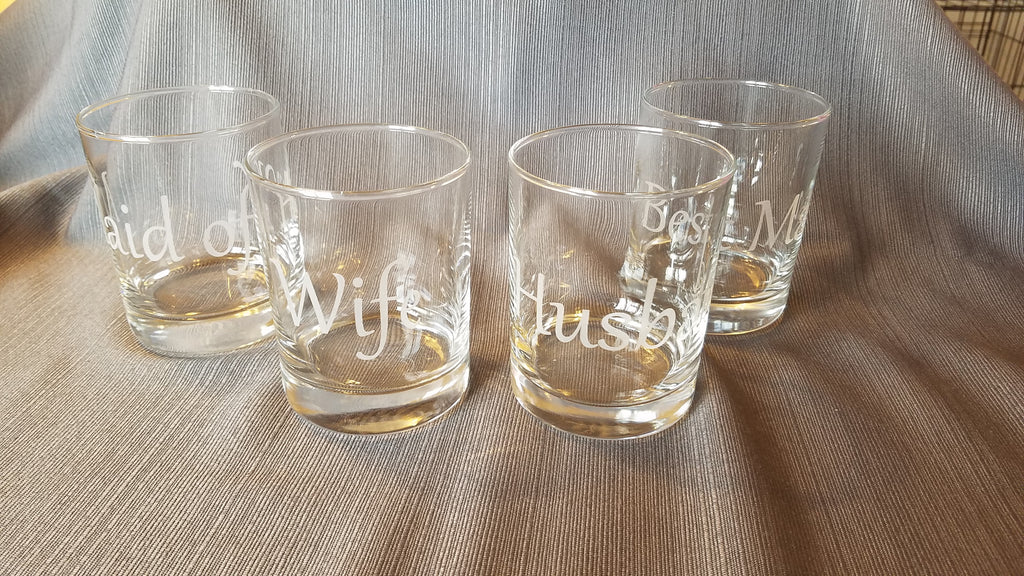 Engraved Wedding Glasses image 1