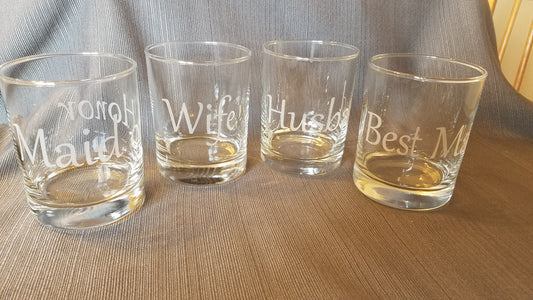 Engraved Wedding Glasses image 0