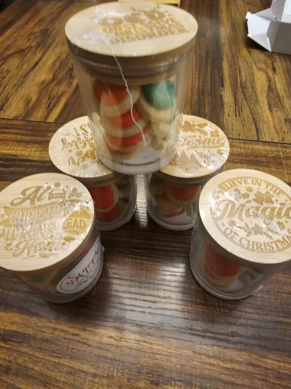 Cookies- Engraved Wooden Lid