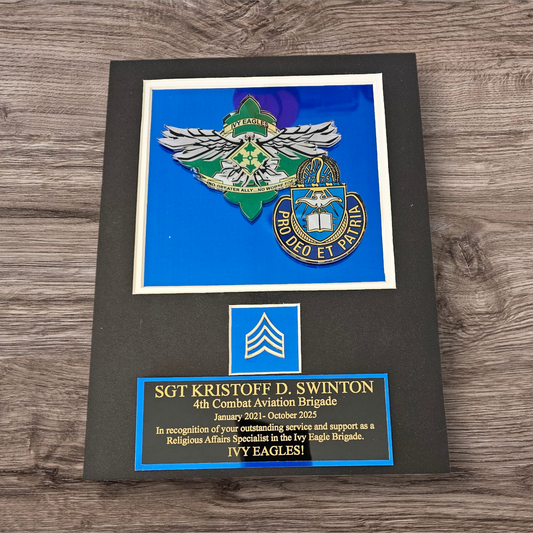11x17 Framed Plaque